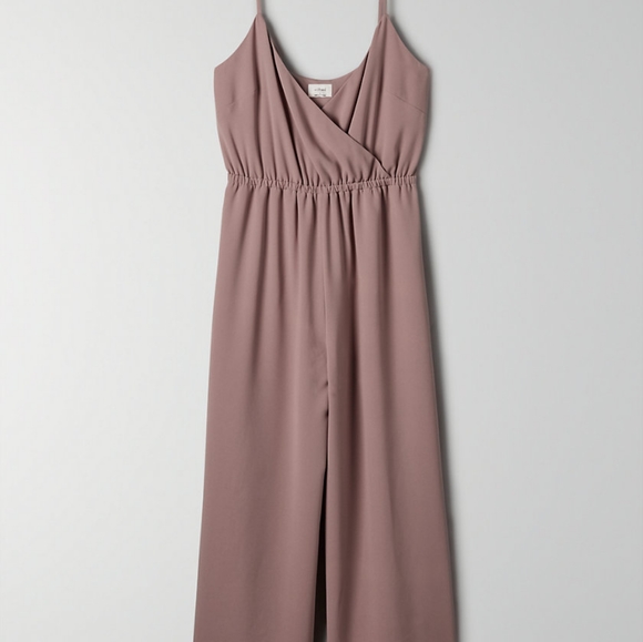 NWT Aritzia Wilfred Melodie jumpsuit - XS - Dusty Mauve - Picture 2 of 8